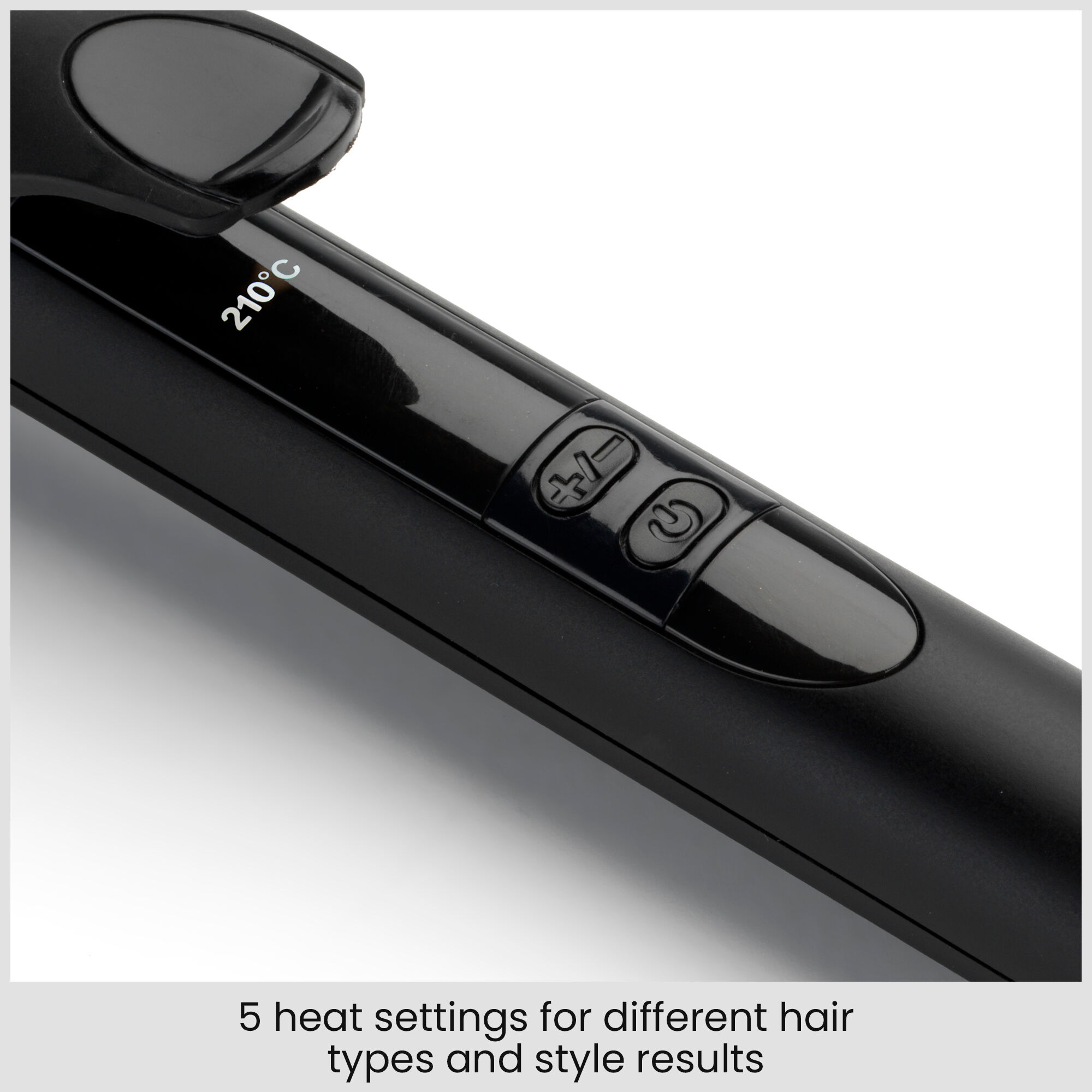 5 heat settings for different hair types and style results